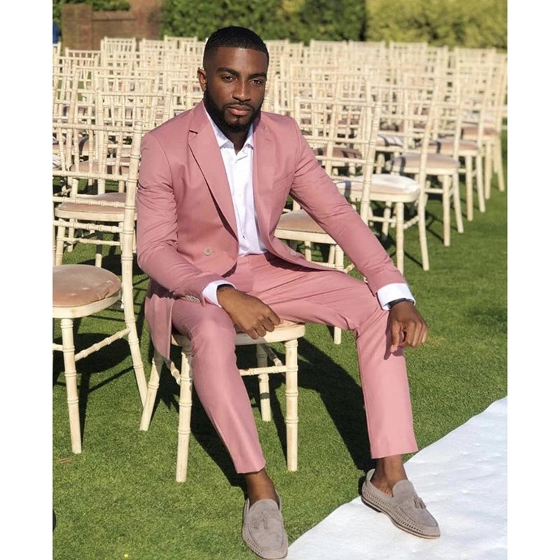 Pink Business Dinner Suit 2024